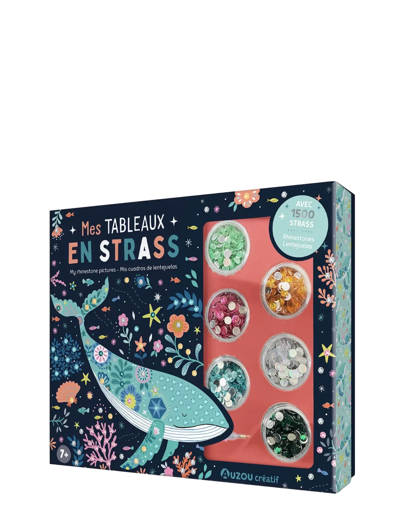 Auzou Activity Kit - Sequins Art 1500 - Loovus - GREEN / multi