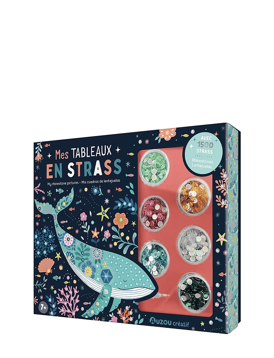 Auzou - Activity Kit - Sequins Art 1500 - bastelset - green - 1
