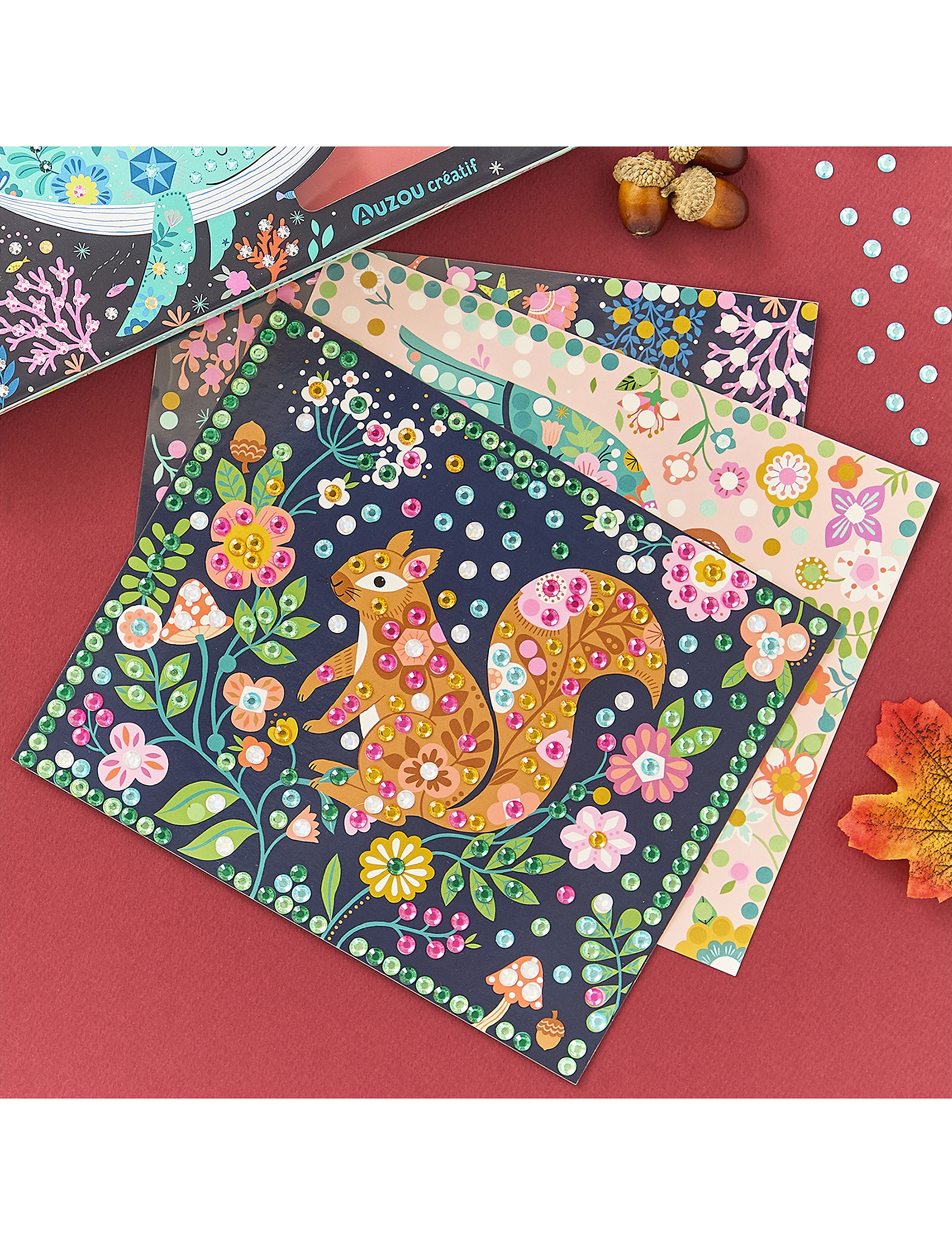 Auzou Activity Kit Sequins Art 1500, One Size, Craft, Mehrfarbig/gemustert - Craft Sets, Kinder
