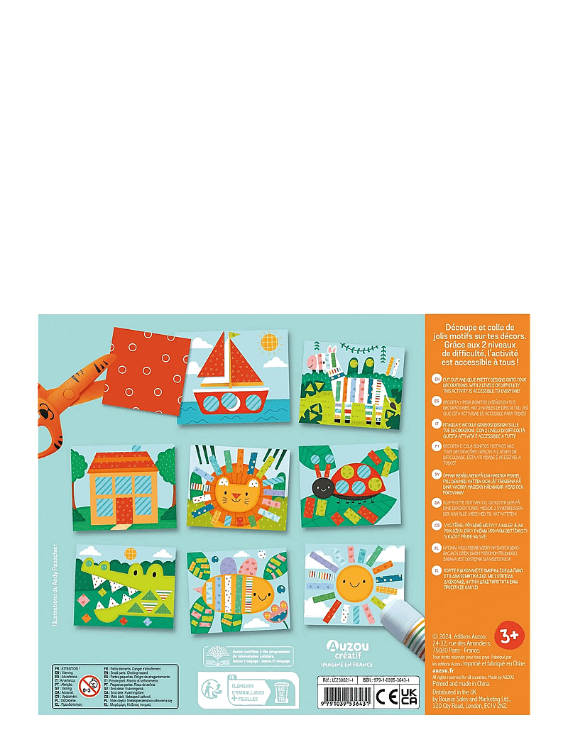 Auzou - Activity Kit - Learn to use scissors - bastelset - multi - 1