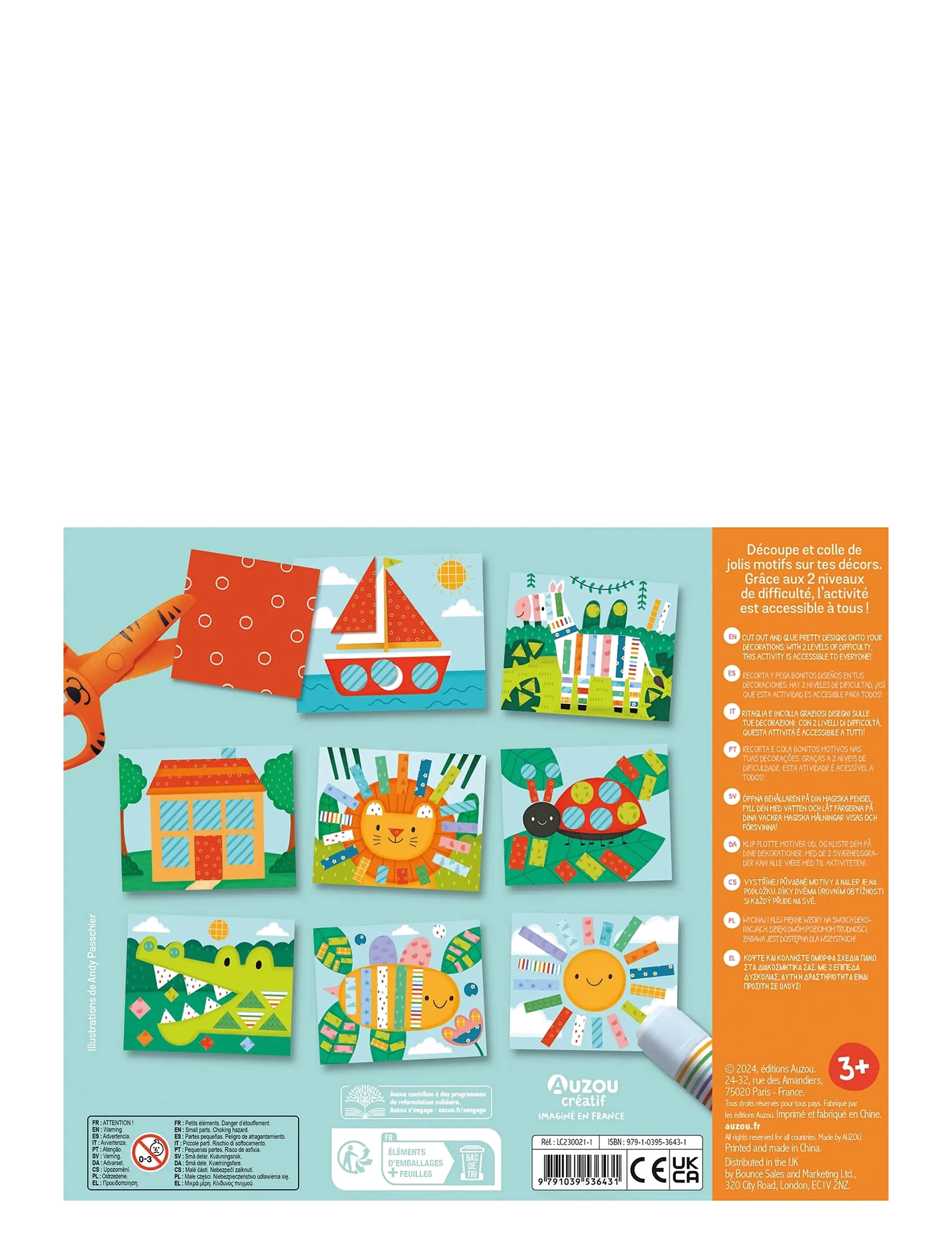 Auzou - Activity Kit - Learn to use scissors - bastelset - multi - 1