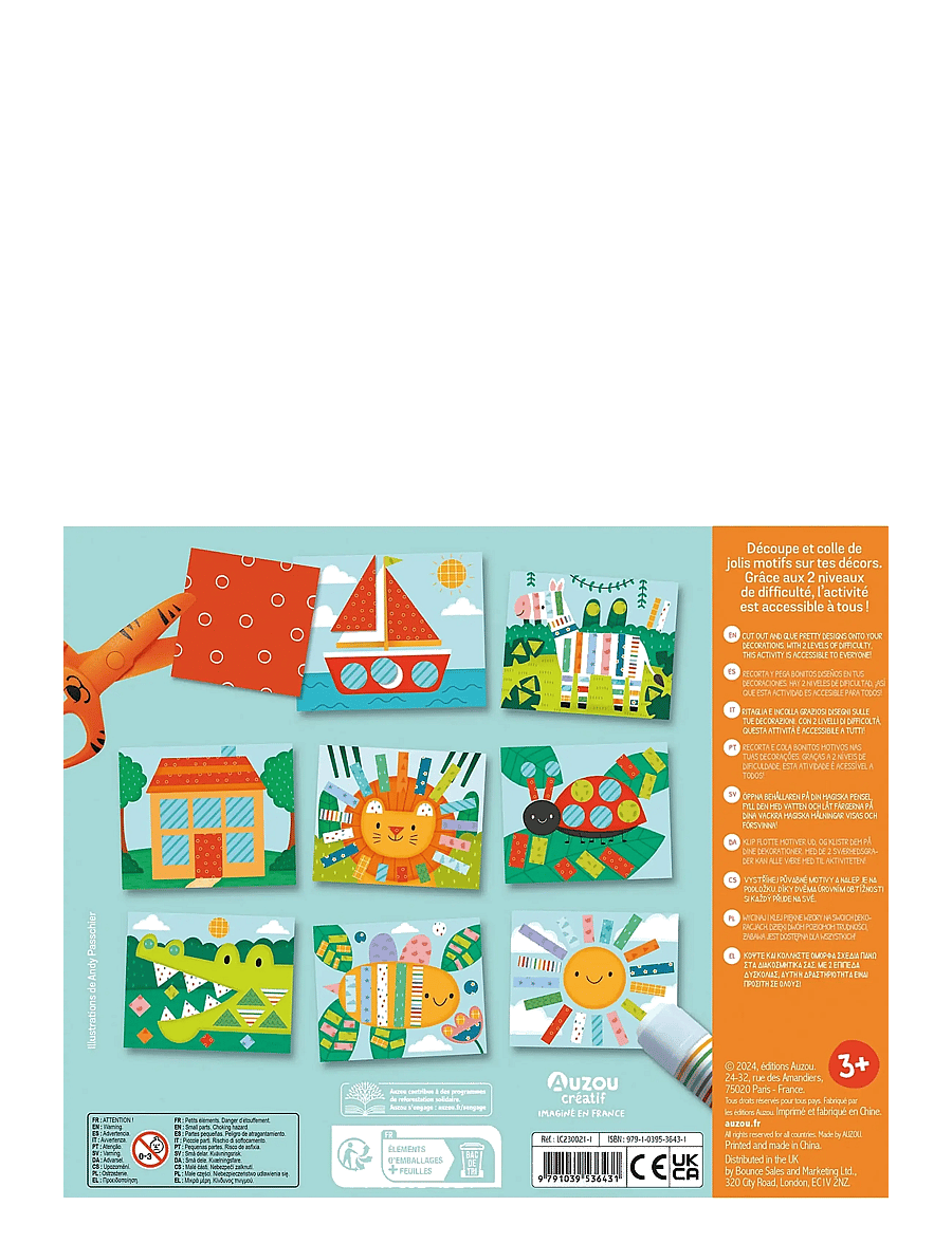 Auzou - Activity Kit - Learn to use scissors - bastelset - multi - 1