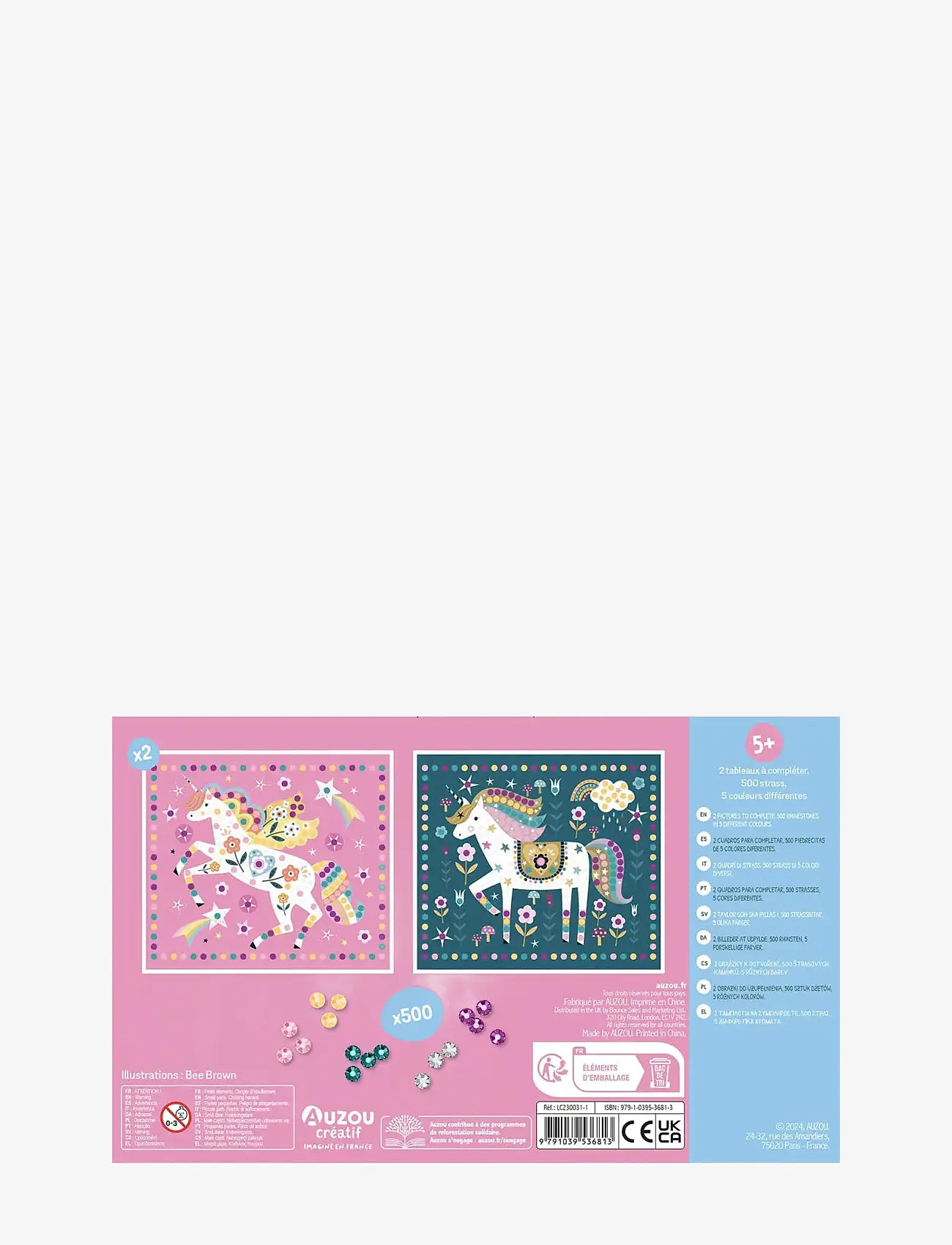 Auzou - Activity Kit - Rhinestone Unicorns - pink - 3