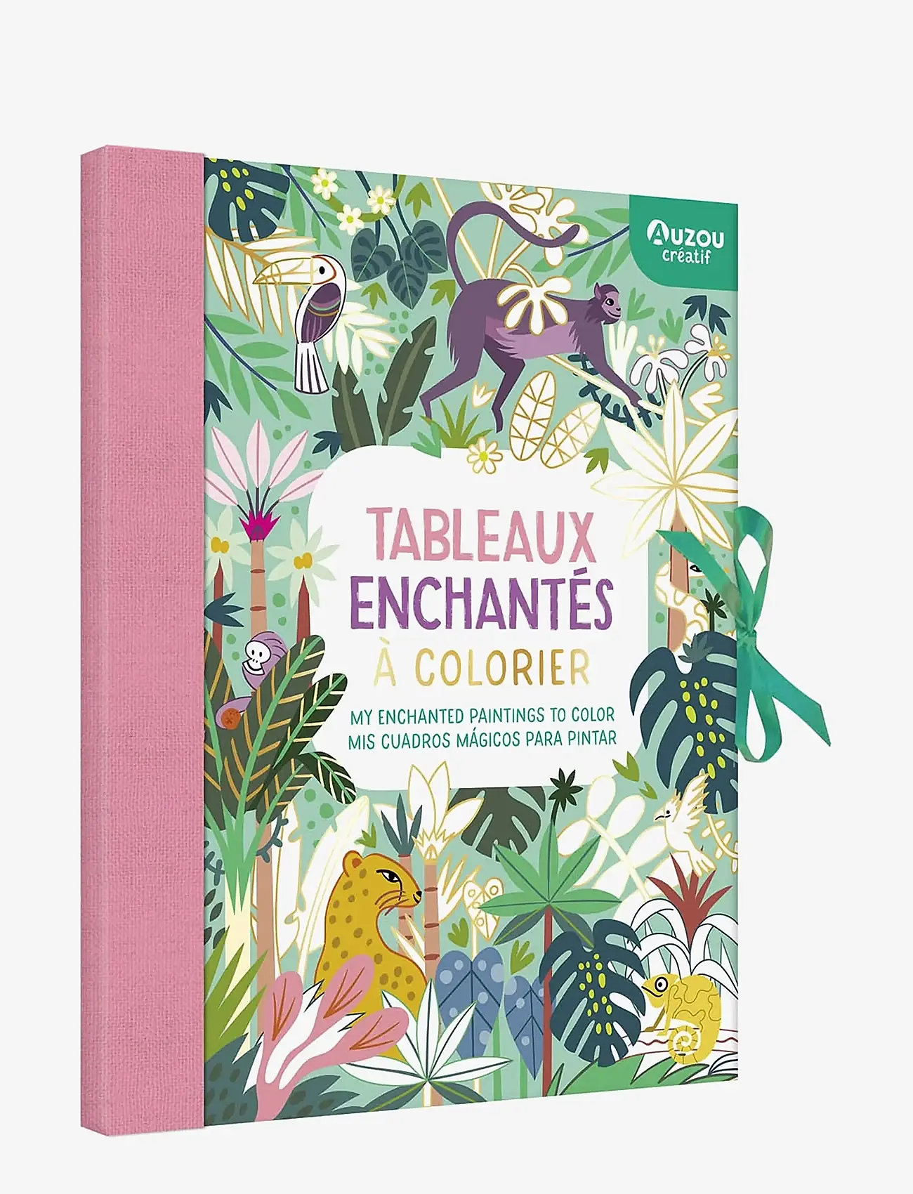 Auzou - Colouring Book - Enchanted Paintings - male- & kreabøger - multi - 1