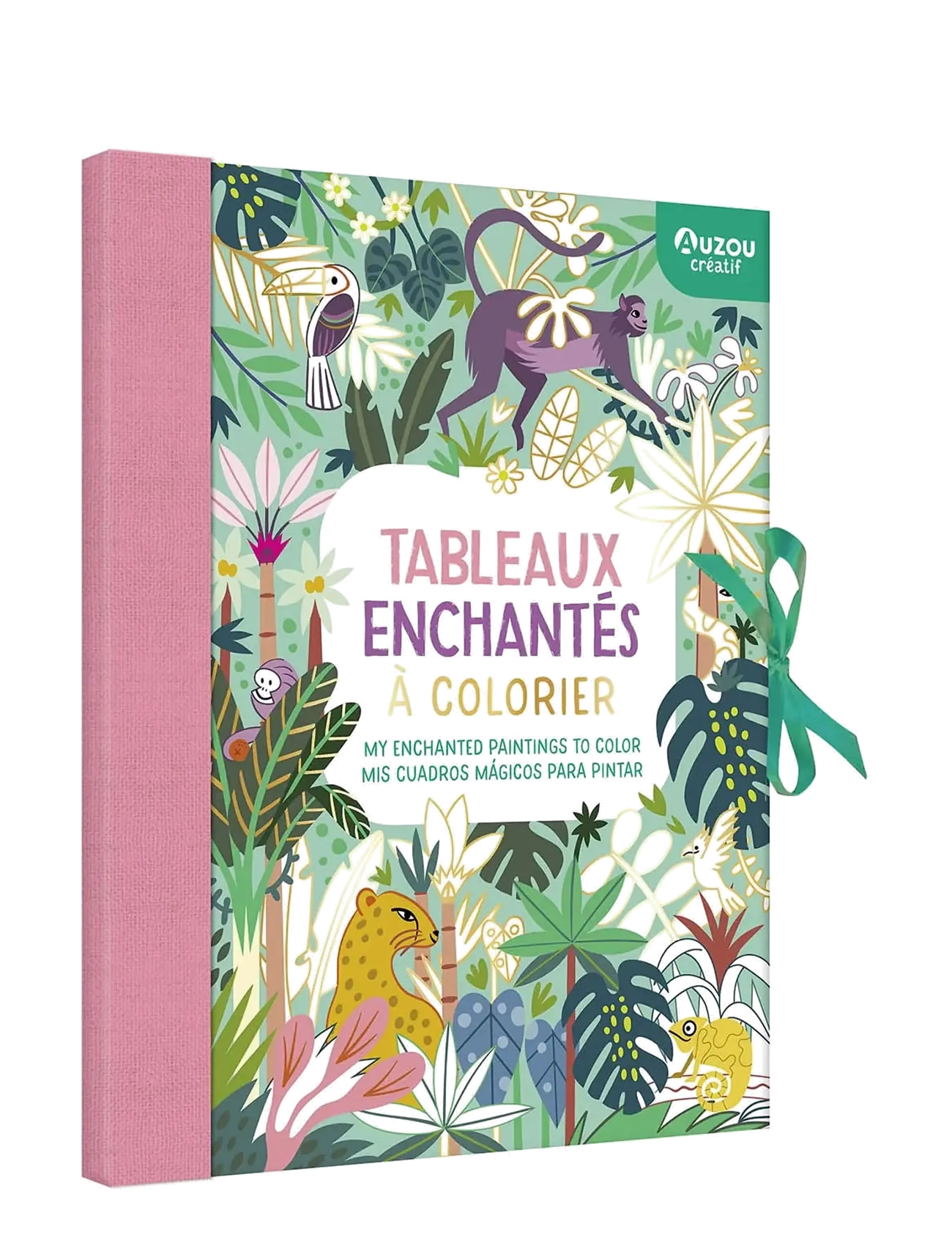 Auzou Colouring Book - Enchanted Paintings - Coloring & Craft books - MULTI / multi