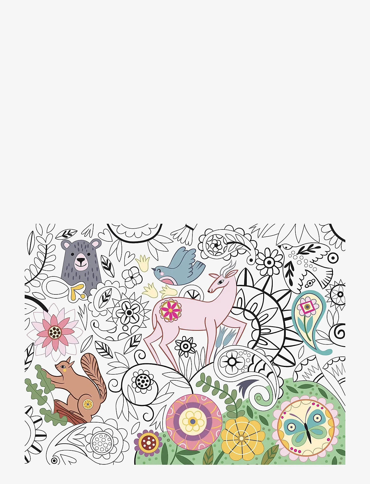 Auzou - Colouring Book - Enchanted Paintings - male- & kreabøger - multi - 3