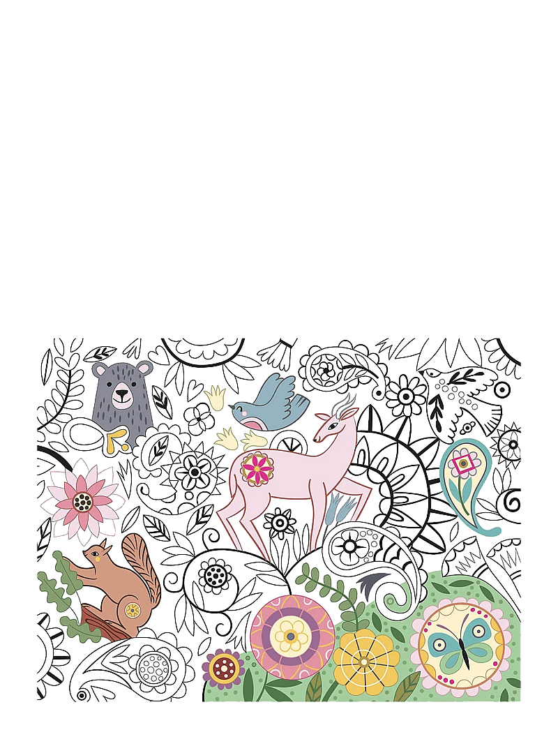 Auzou - Colouring Book - Enchanted Paintings - värvimis- & käsitööraamatud - multi - 3