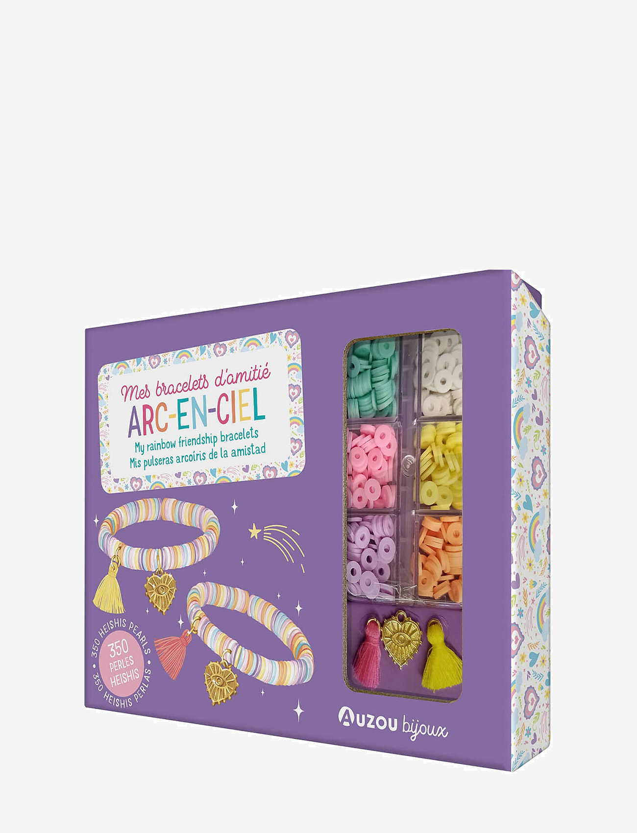 Auzou - Jewellery Factory - Rainbow Friendship Bracelets - ehted & aksessuaarid - purple - 0