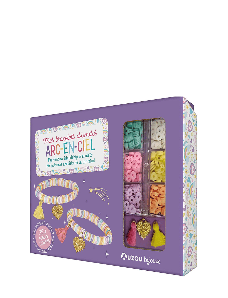 Auzou - Jewellery Factory - Rainbow Friendship Bracelets - ehted & aksessuaarid - purple - 0