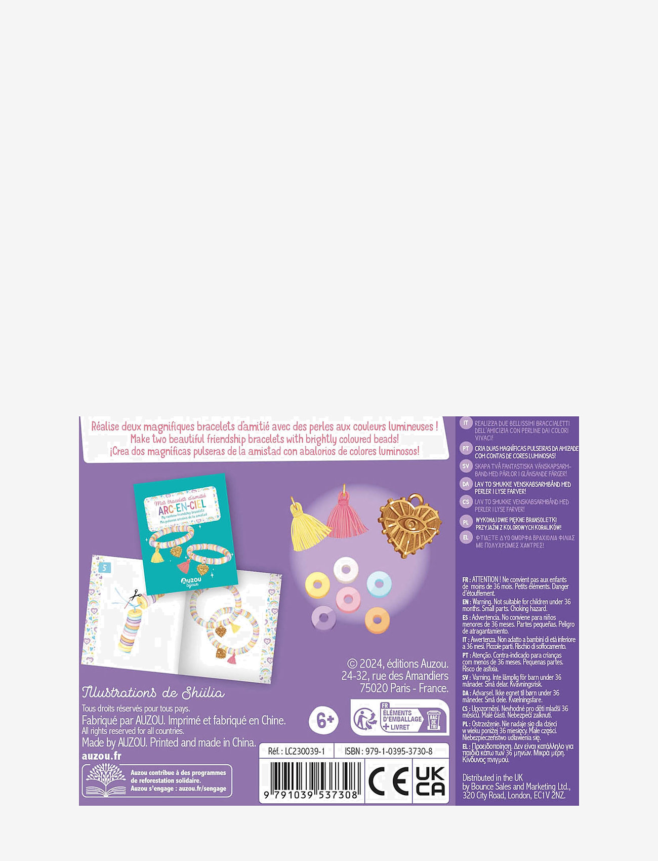 Auzou - Jewellery Factory - Rainbow Friendship Bracelets - ehted & aksessuaarid - purple - 1