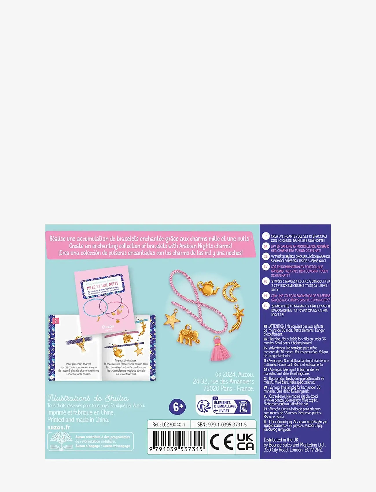 Auzou - Jewellery Factory - Arabian Nights Bracelets - pysselset - blue - 1