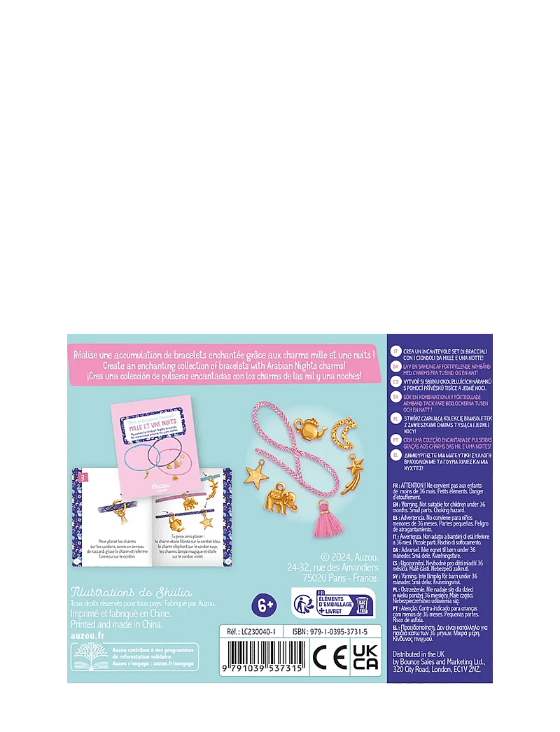 Auzou - Jewellery Factory - Arabian Nights Bracelets - käsitöökomplekt - blue - 1