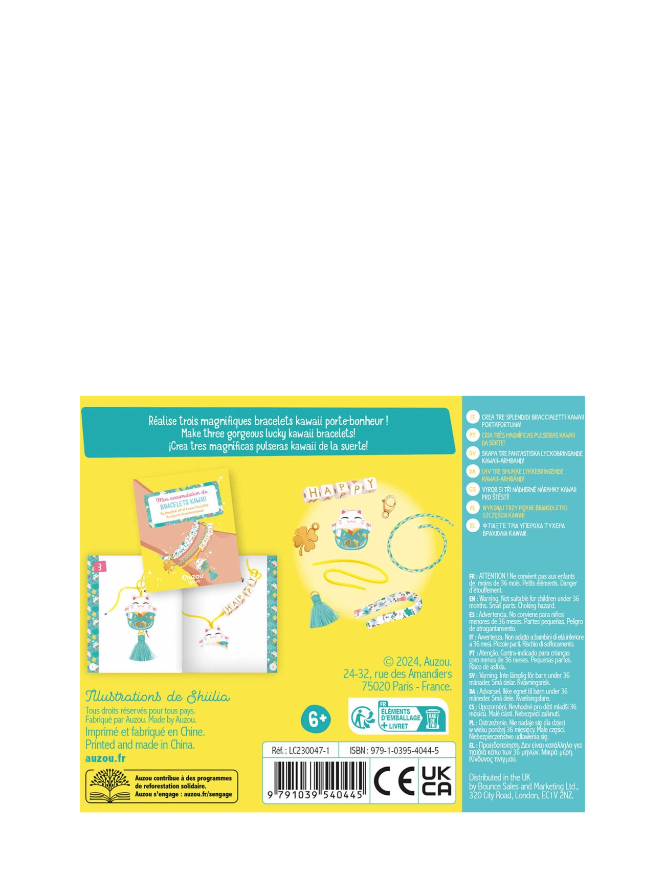 Auzou - Jewellery Factory - Kawaii Lucky Bracelets - schmuck & accessoires - yellow - 2