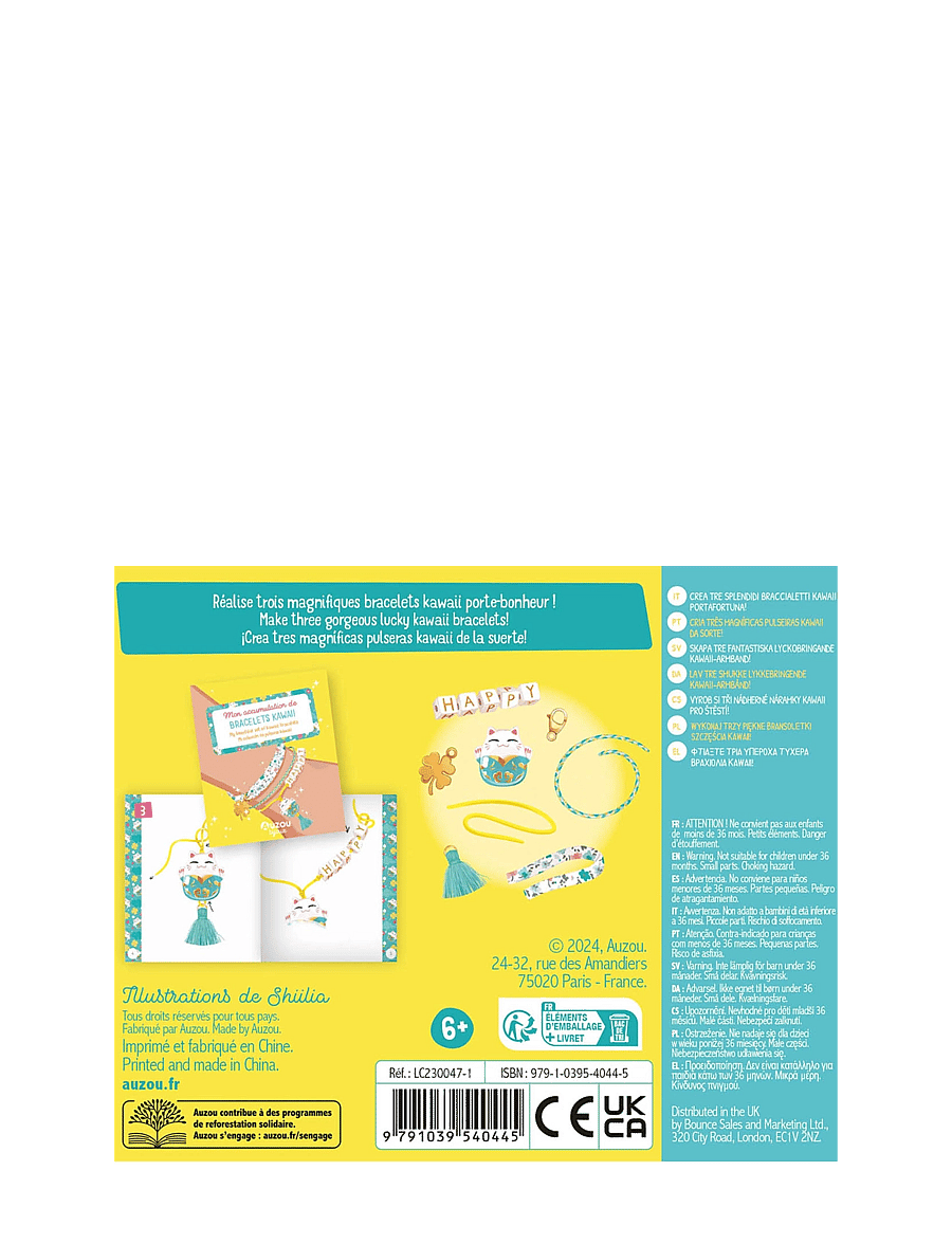Auzou - Jewellery Factory - Kawaii Lucky Bracelets - schmuck & accessoires - yellow - 2