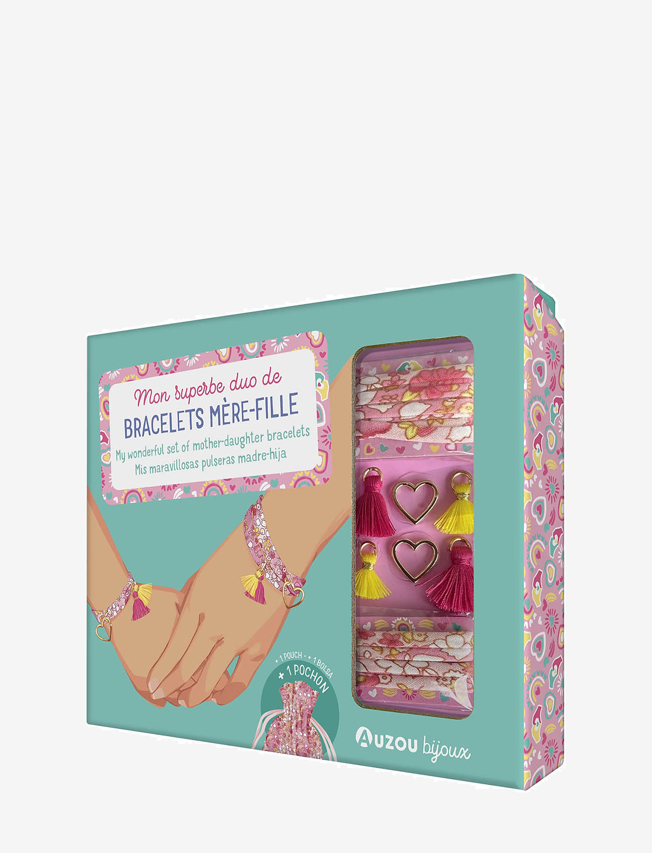 Auzou - Jewellery Factory - Mother-Daughter Bracelets - smycken & accessoarer - green - 0