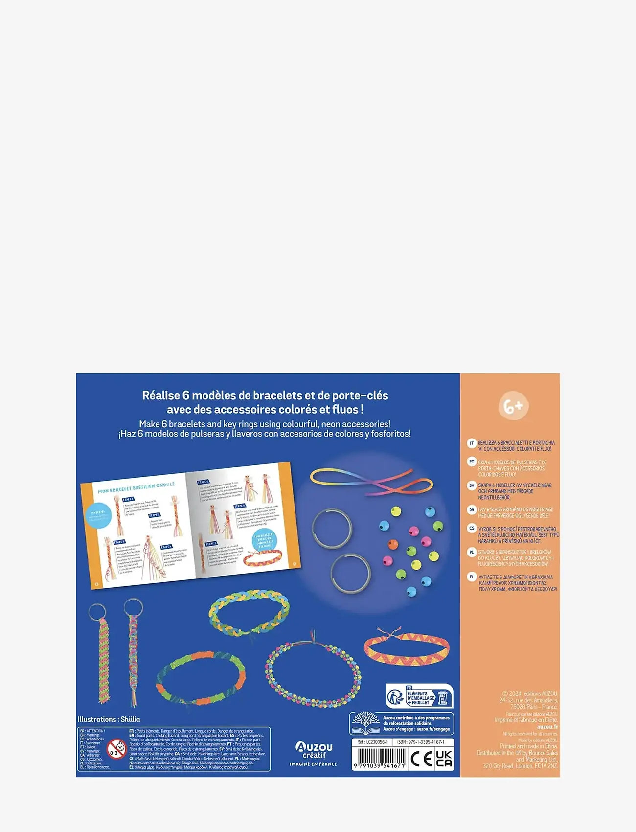 Auzou - Activity Kit - Neon Creations - korut & asusteet - blue - 1