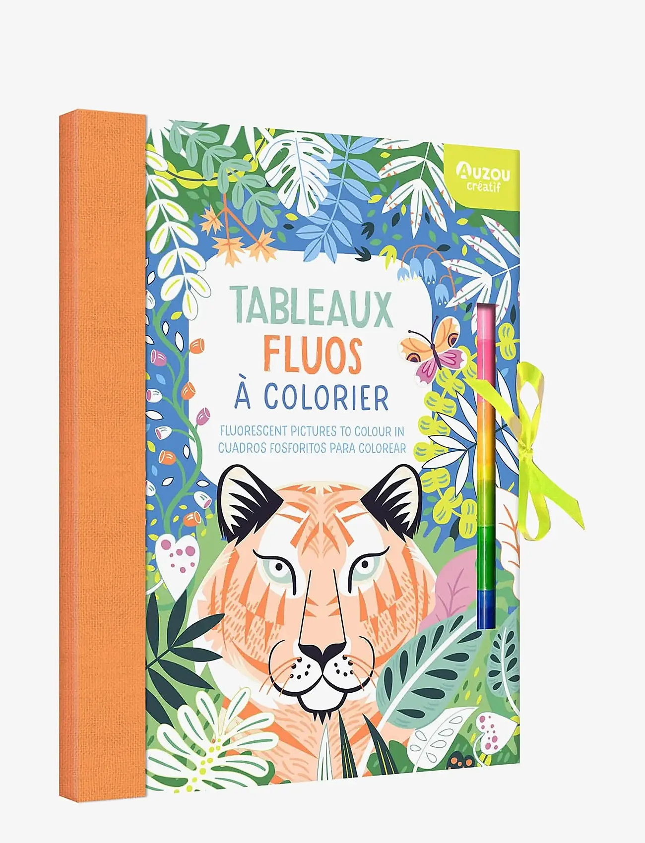 Auzou - Colouring Book - Fluorescent Paintings - värvimis- & käsitööraamatud - multi - 1