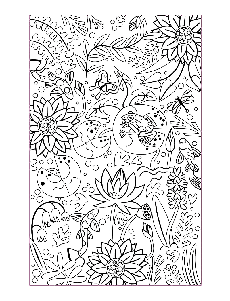Auzou - Colouring Book - Fluorescent Paintings - värvimis- & käsitööraamatud - multi - 3
