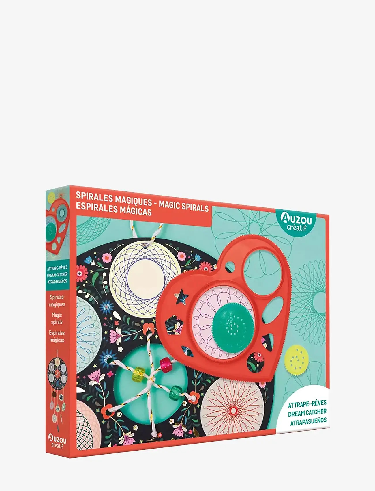 Auzou - Artist Kit - Magic Spirals - bastelset - red - 0