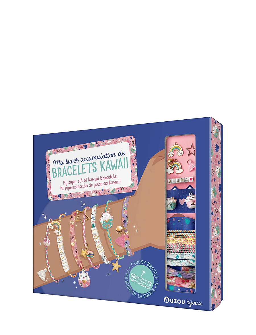 Auzou - Jewellery Factory - Super Kawaii Bracelets - ehted & aksessuaarid - purple - 0