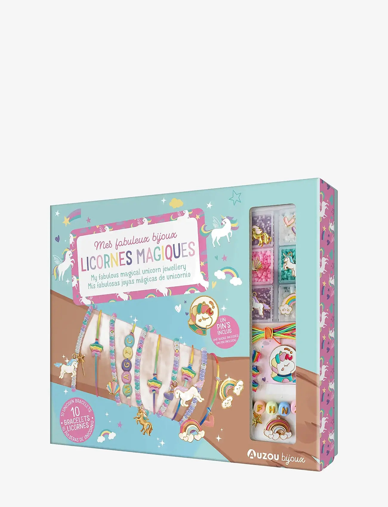 Auzou - Jewellery Factory - Fabulous Unicorn Jewellery - smykker & accessories - green - 0