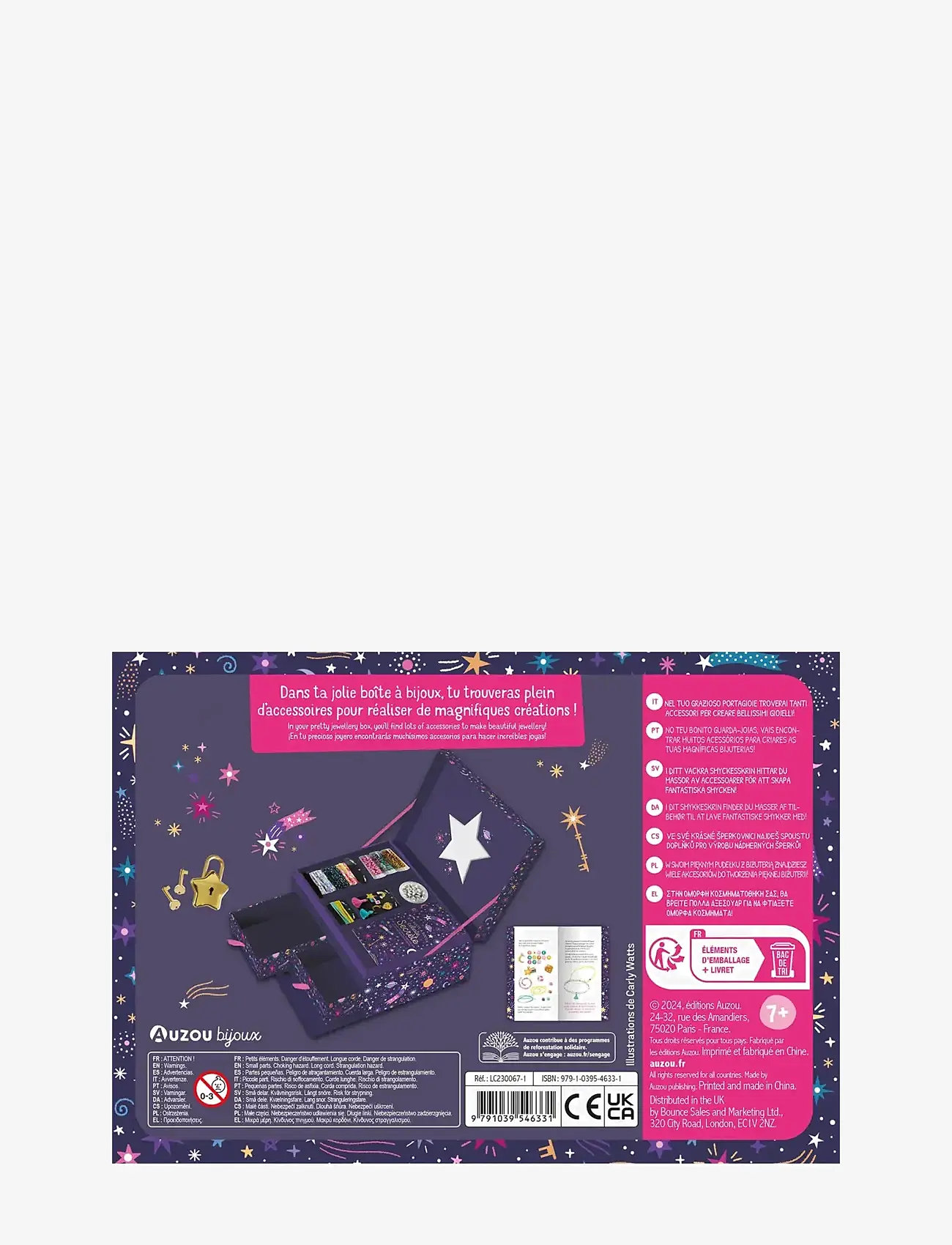 Auzou - Jewellery Factory - Celestial Jewellery Box - schmuckschatullen - navy - 2