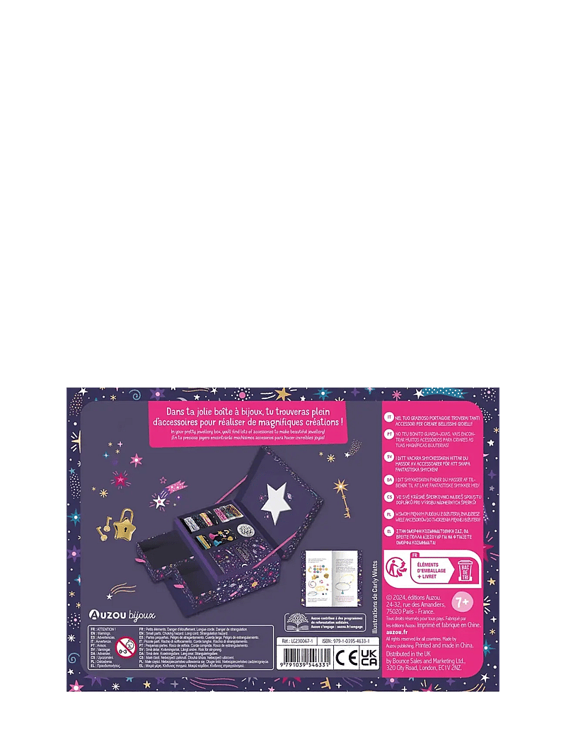 Auzou - Jewellery Factory - Celestial Jewellery Box - schmuckschatullen - navy - 2
