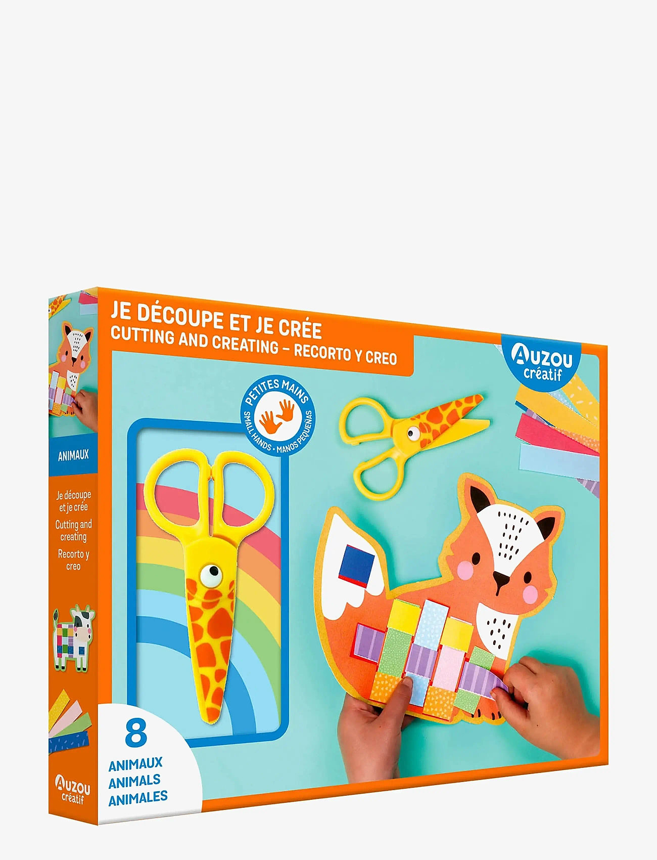 Auzou - Activity Kit - Cutting and Braiding - Animals - käsitöökomplekt - multi - 1