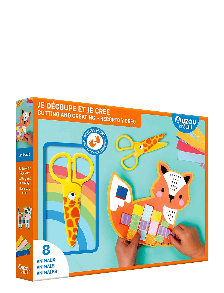 Auzou - Activity Kit - Cutting and Braiding - Animals - bastelset - multi - 1