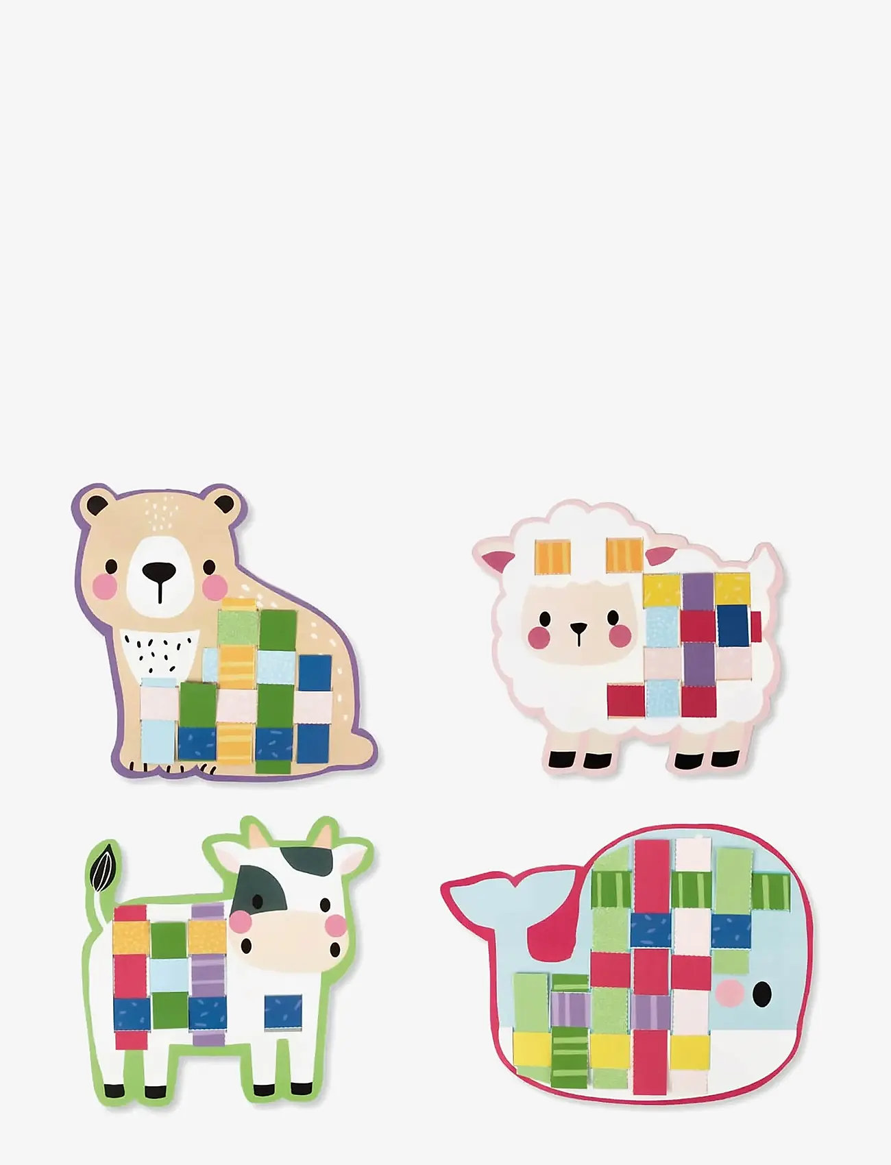 Auzou - Activity Kit - Cutting and Braiding - Animals - käsitöökomplekt - multi - 2