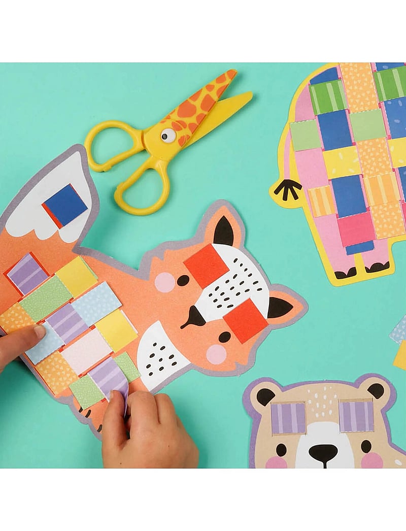Auzou - Activity Kit - Cutting and Braiding - Animals - käsitöökomplekt - multi - 4
