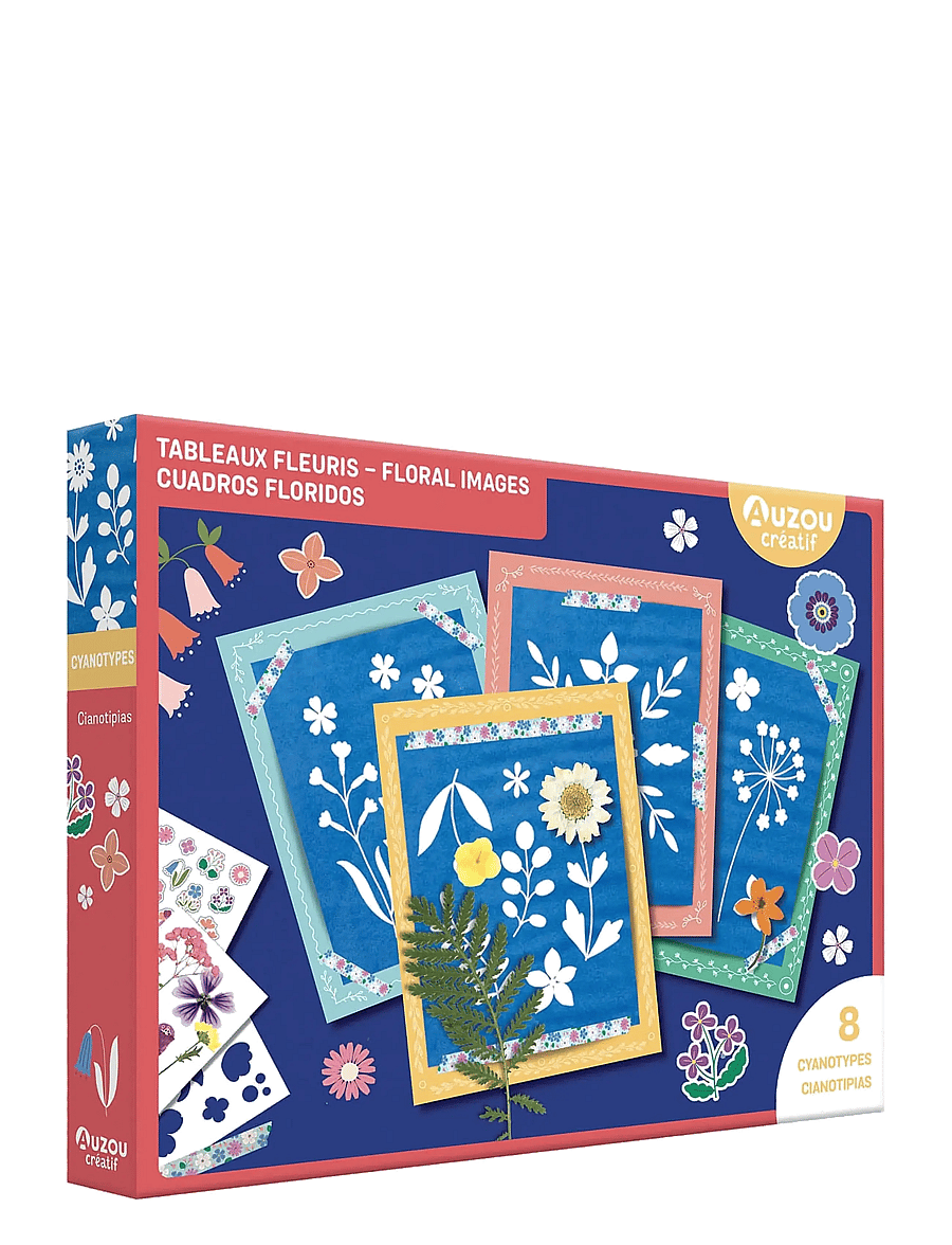 Auzou - Artist Kit - Flowered pictures - käsitöökomplekt - multi - 0