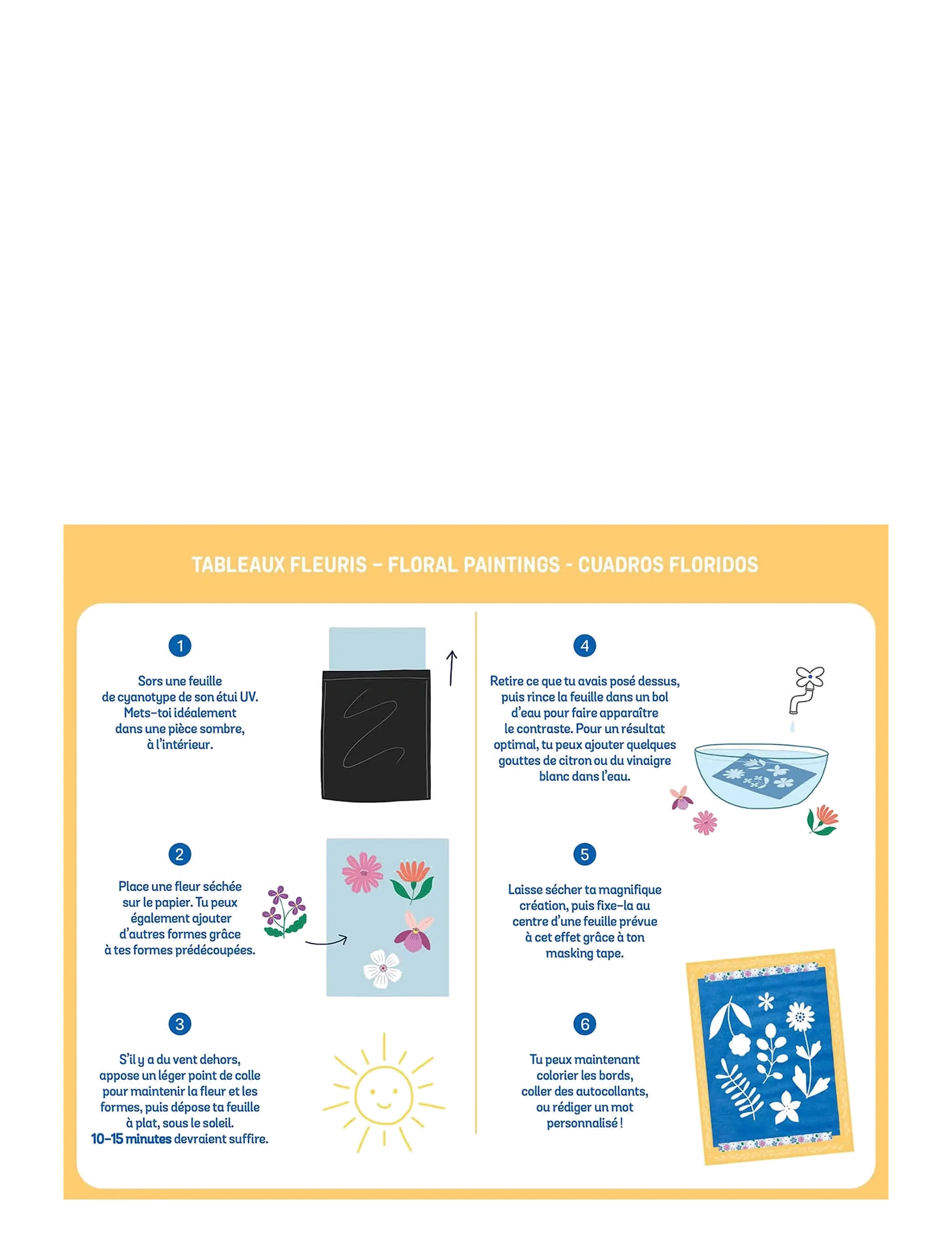 Auzou - Artist Kit - Flowered pictures - kreasæt - multi - 3