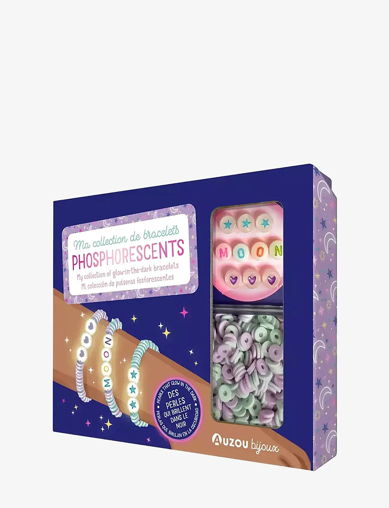 Auzou - Jewellery Factory - Glow-in-the-Dark Bracelets - ehted & aksessuaarid - purple - 0