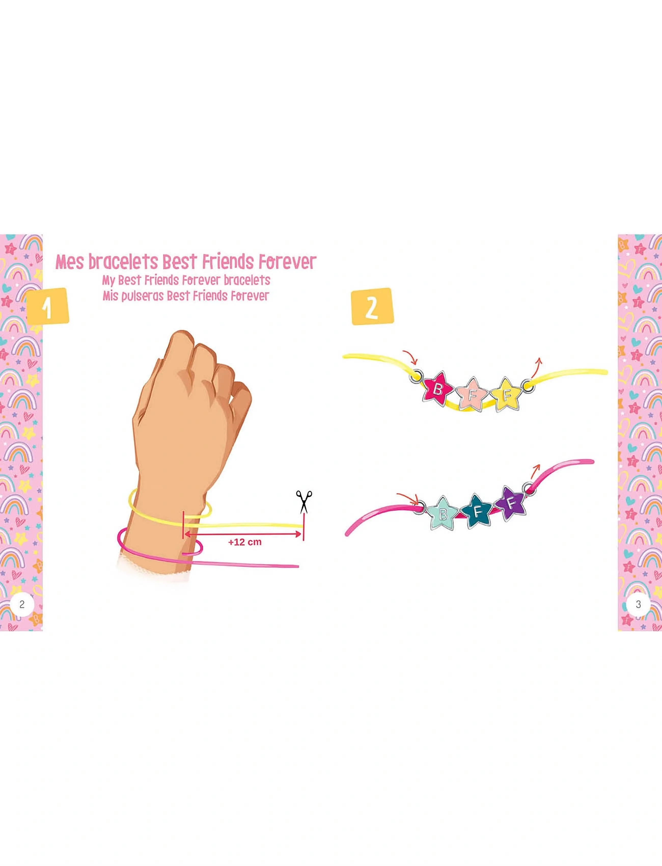 Auzou Jewellery Factory Best Friends Forever Bracelets, Børn, Jewellery & Tilbehør, Multi/mønstret, Str: ONE SIZE