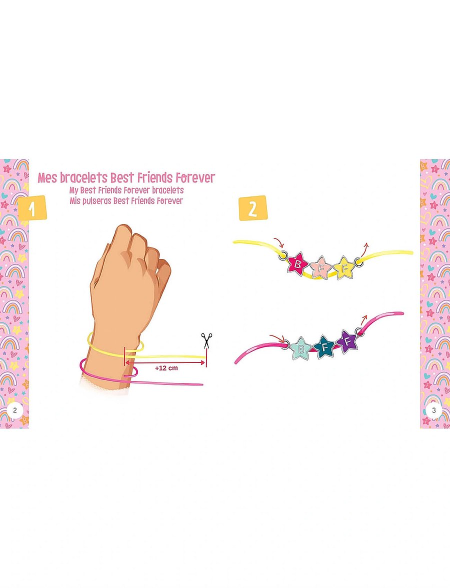 Auzou - Jewellery Factory - Best Friends Forever Bracelets - schmuck & accessoires - multi - 0