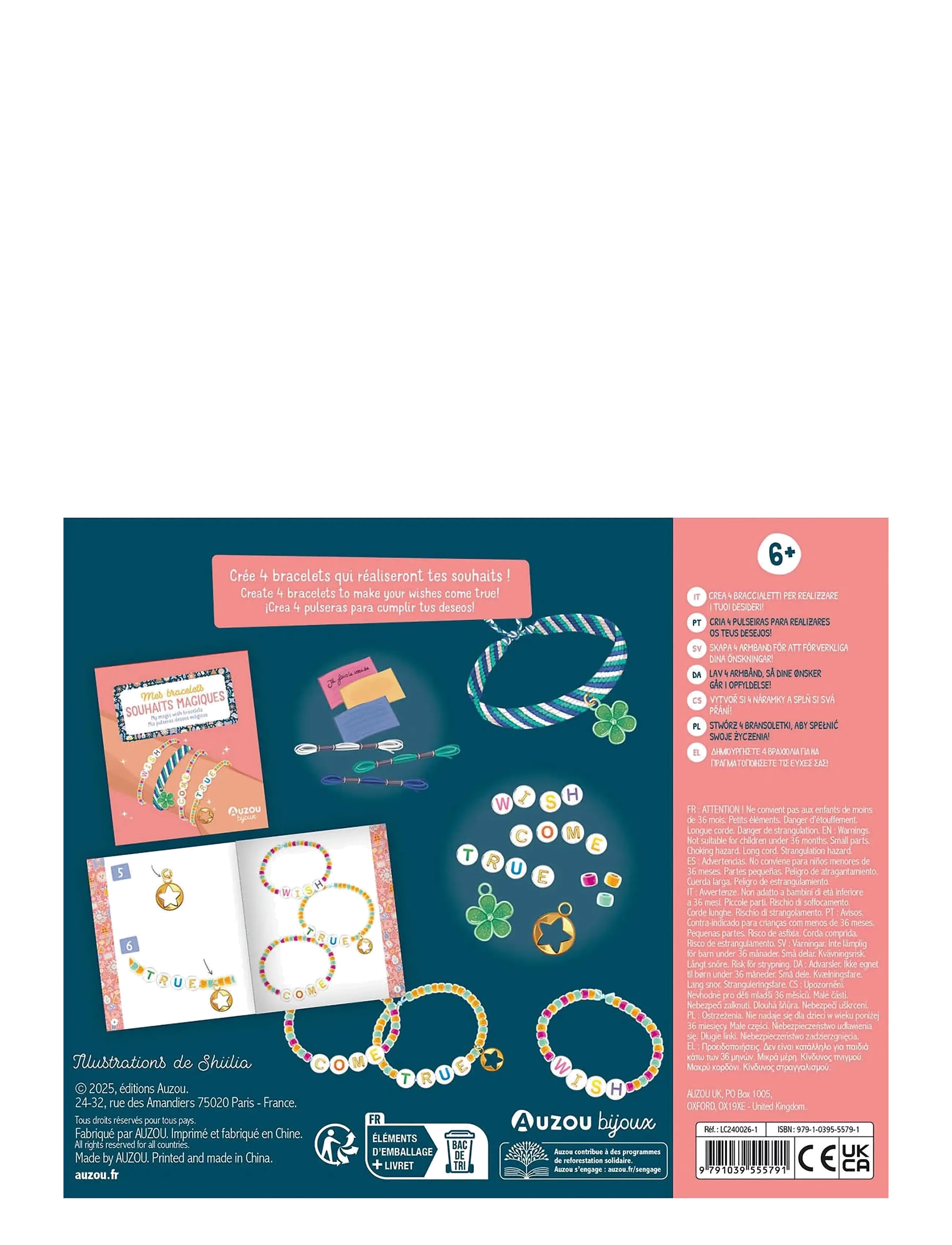 Auzou - Jewellery Factory - Magic Wishes Bracelets - bastelset - multi - 2
