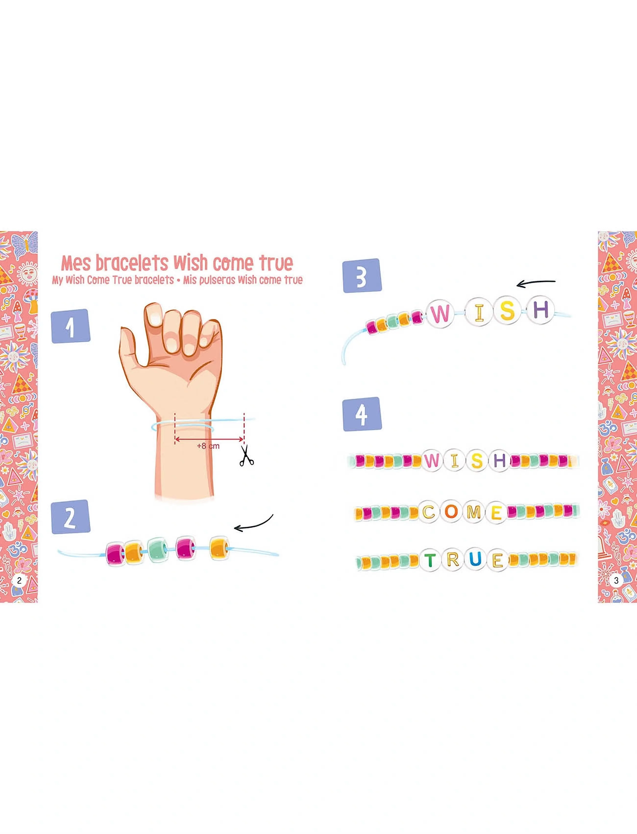 Auzou Jewellery Factory Magic Wishes Bracelets, One Size, Craft, Mehrfarbig/gemustert - Craft Sets, Kinder