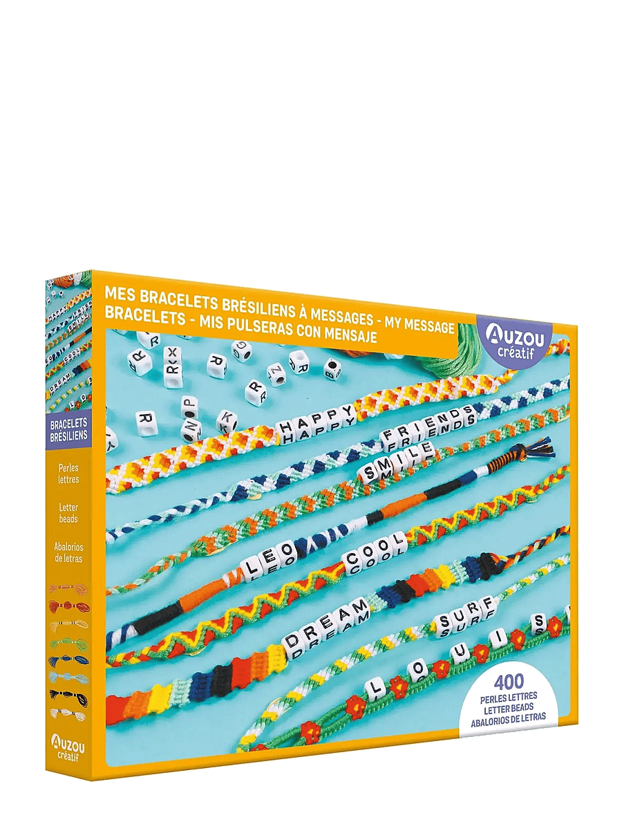 Auzou - Artist Kit - Brazilian Message Bracelets - bastelset - multi - 0