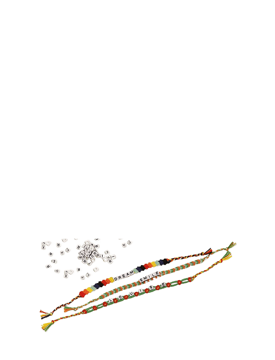 Auzou - Artist Kit - Brazilian Message Bracelets - bastelset - multi - 2