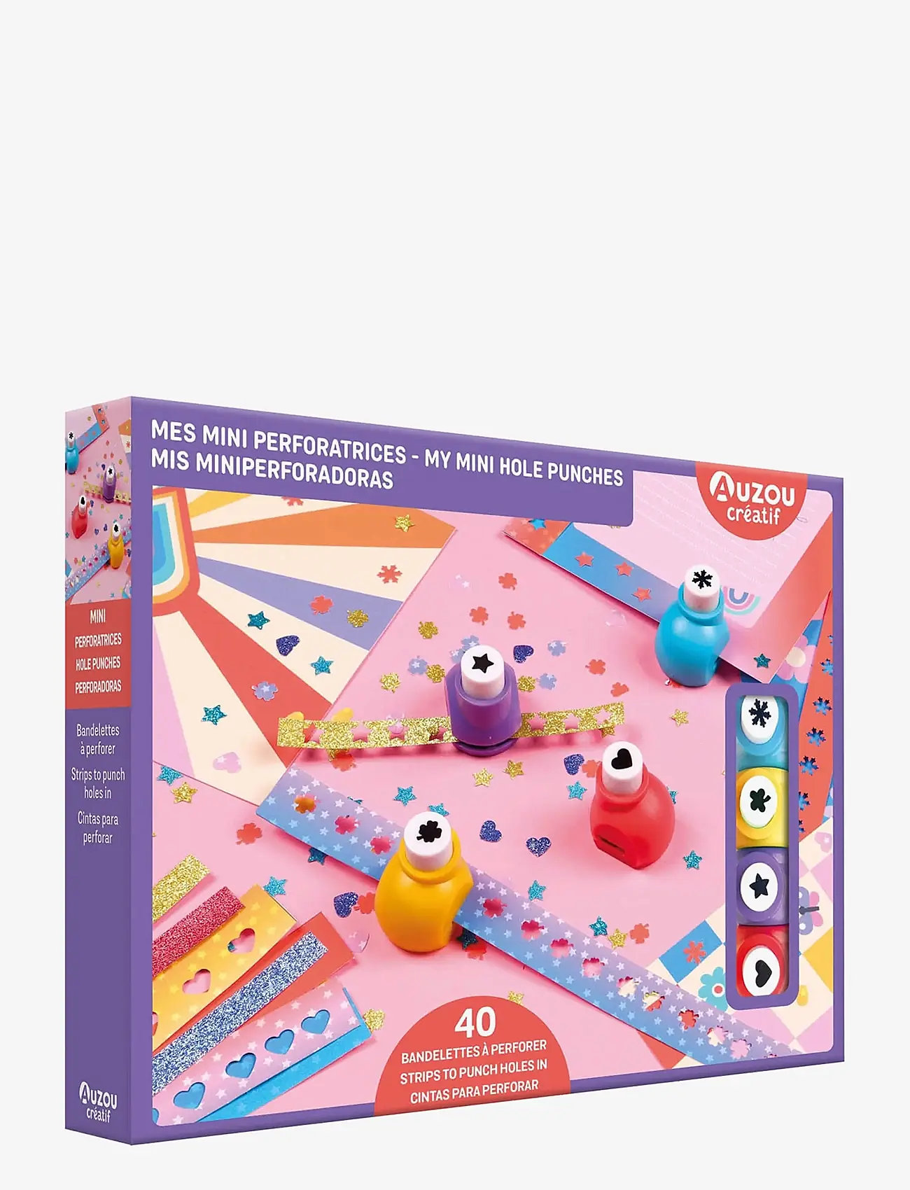 Auzou - Artist Kit - Mini Hole Punches - käsitöökomplekt - multi - 1