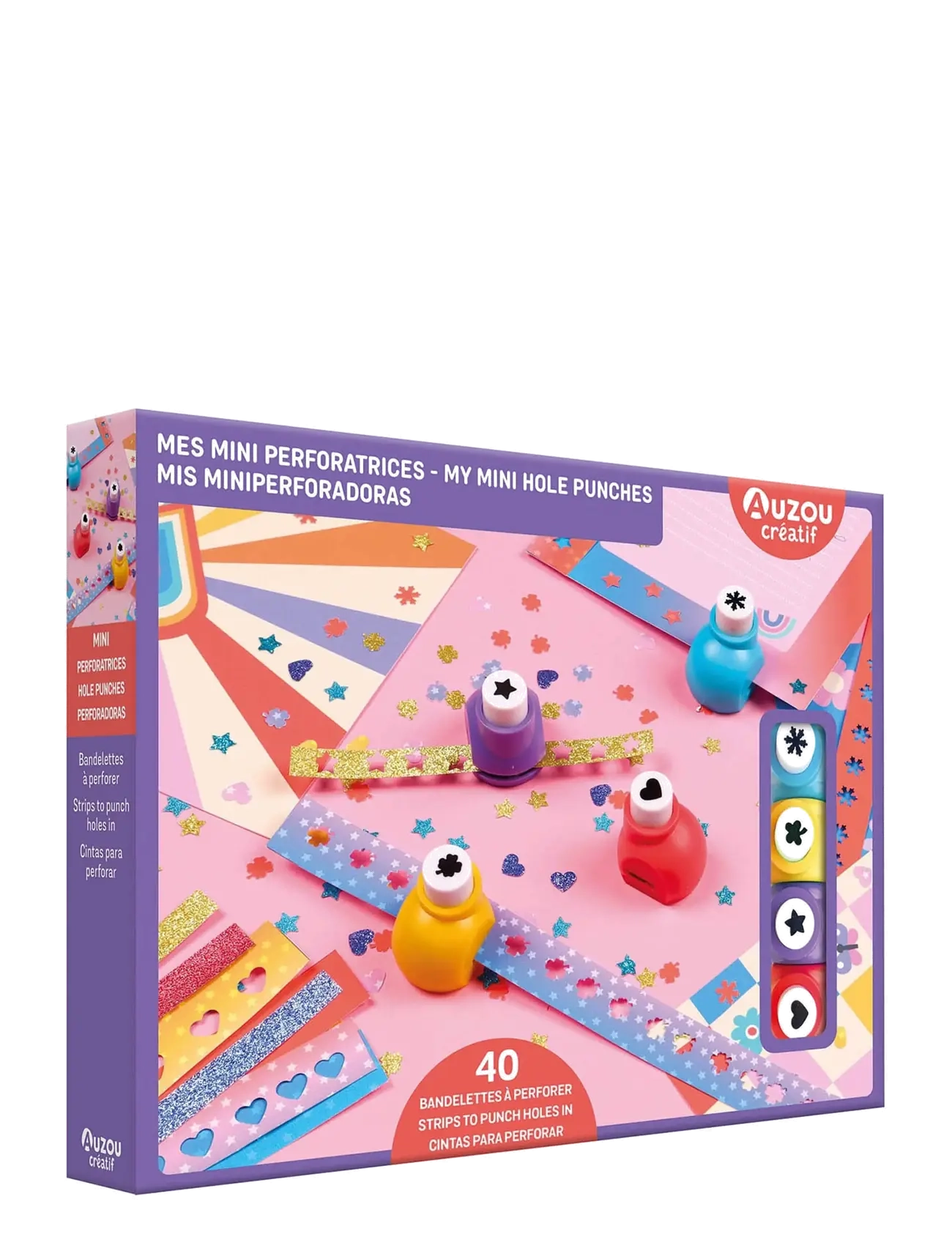 Auzou Artist Kit - Mini Hole Punches - Jõulukingid - MULTI / multi