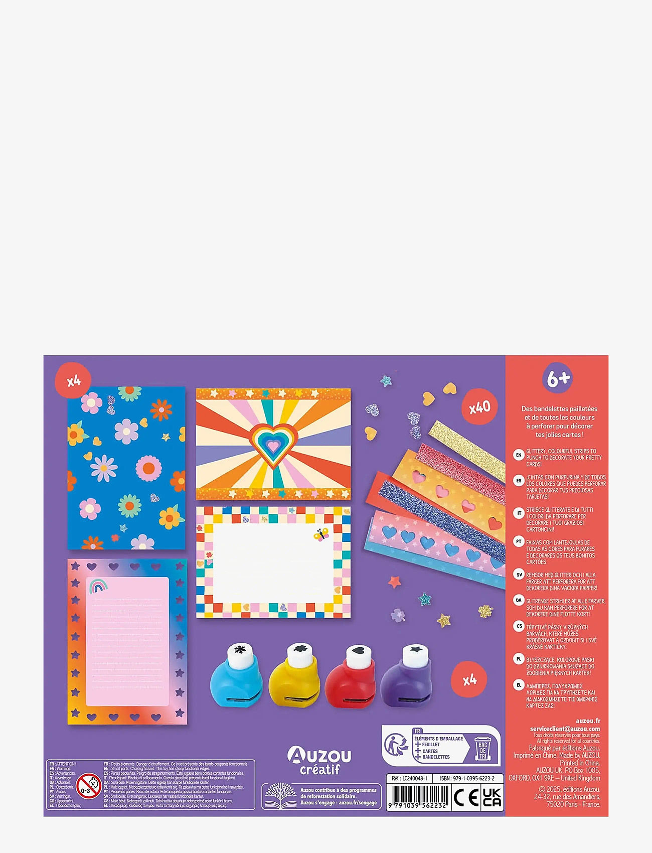 Auzou - Artist Kit - Mini Hole Punches - käsitöökomplekt - multi - 2