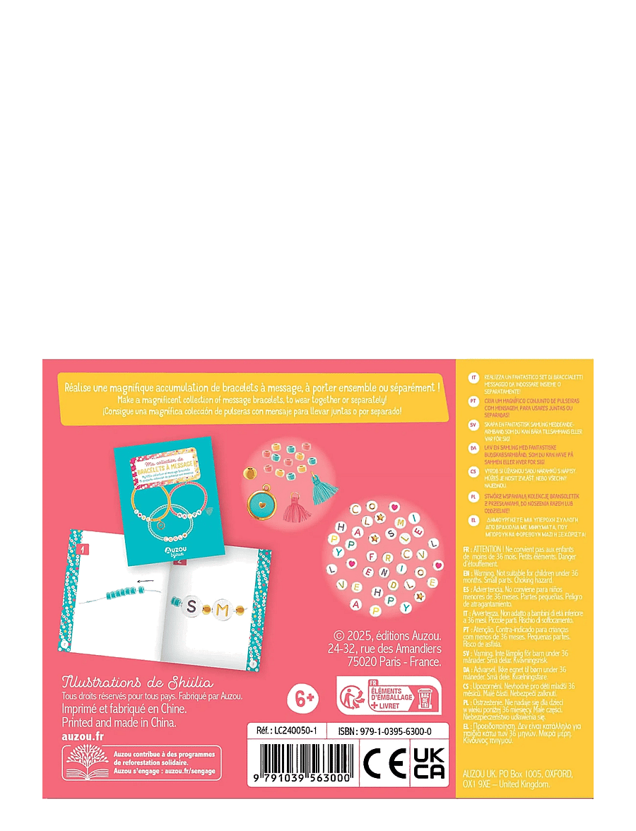 Auzou - Jewellery Factory - Message Bracelets - ehted & aksessuaarid - multi - 1