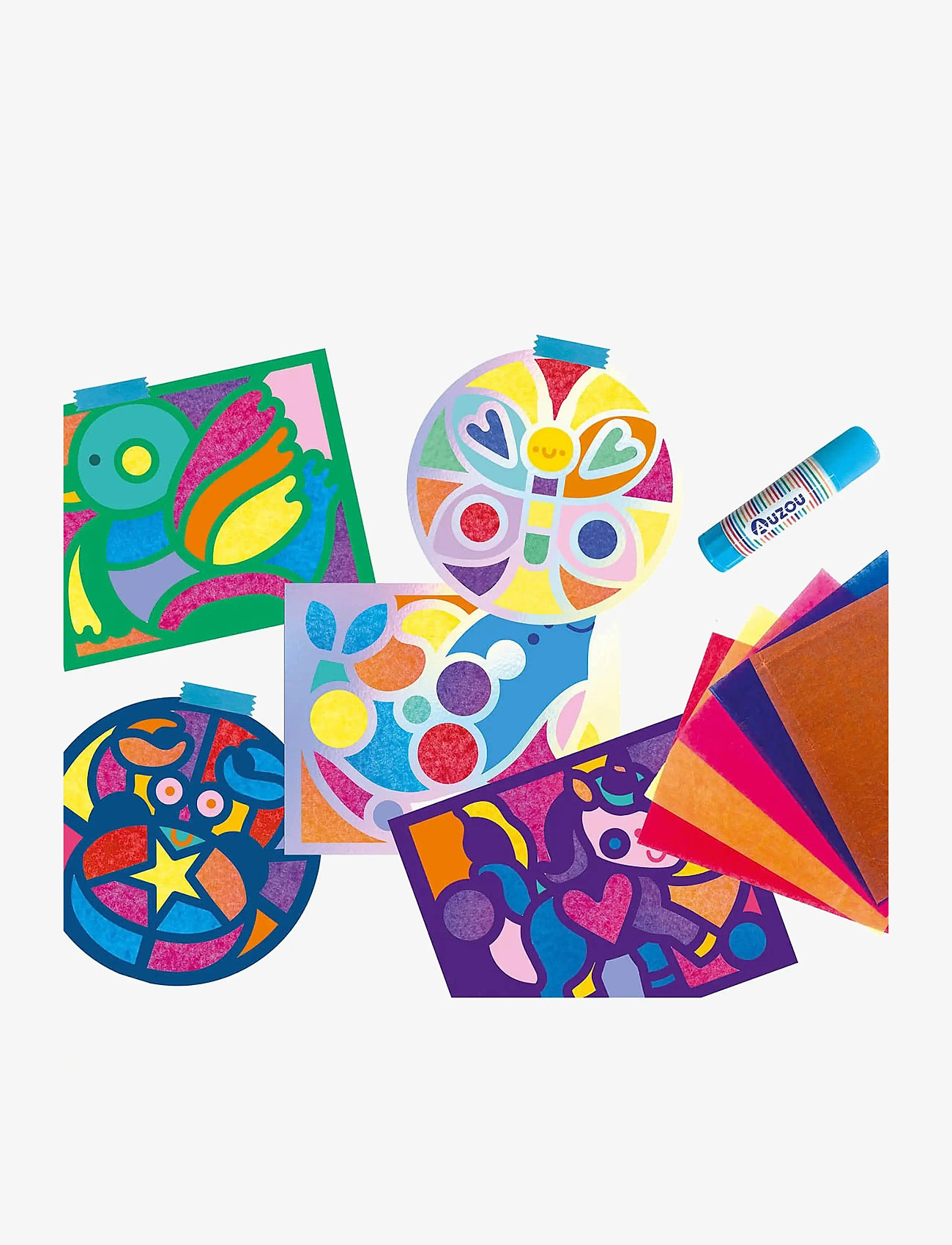 Auzou - Activity Kit - Mosaic Animals - bastelset - multi - 2
