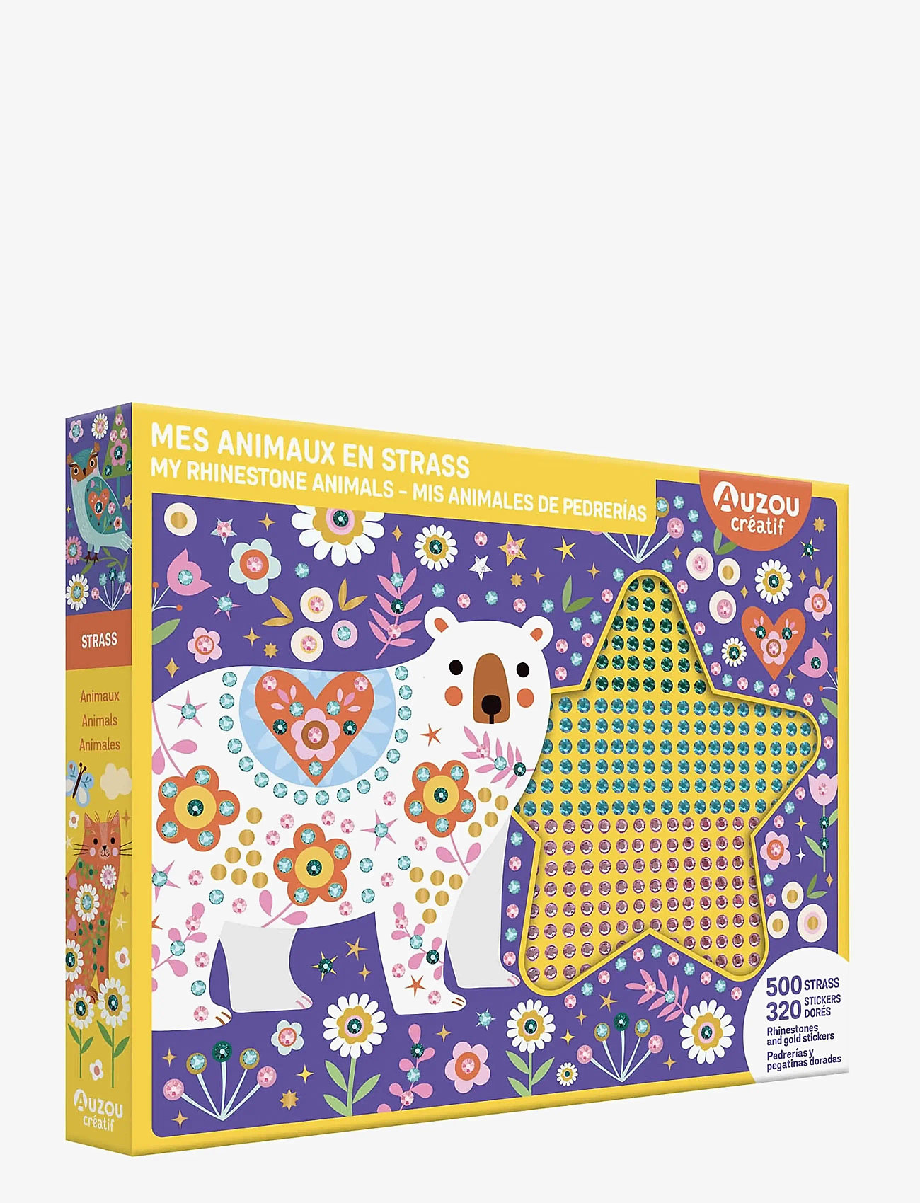Auzou - Artist Kit - Rhinestone Animals - käsitöökomplekt - multi - 0
