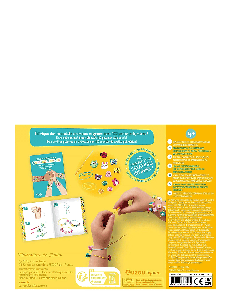 Auzou - Jewellery Factory - Cute Animals Jewellery - Medium Kit - schmuck & accessoires - multi - 2