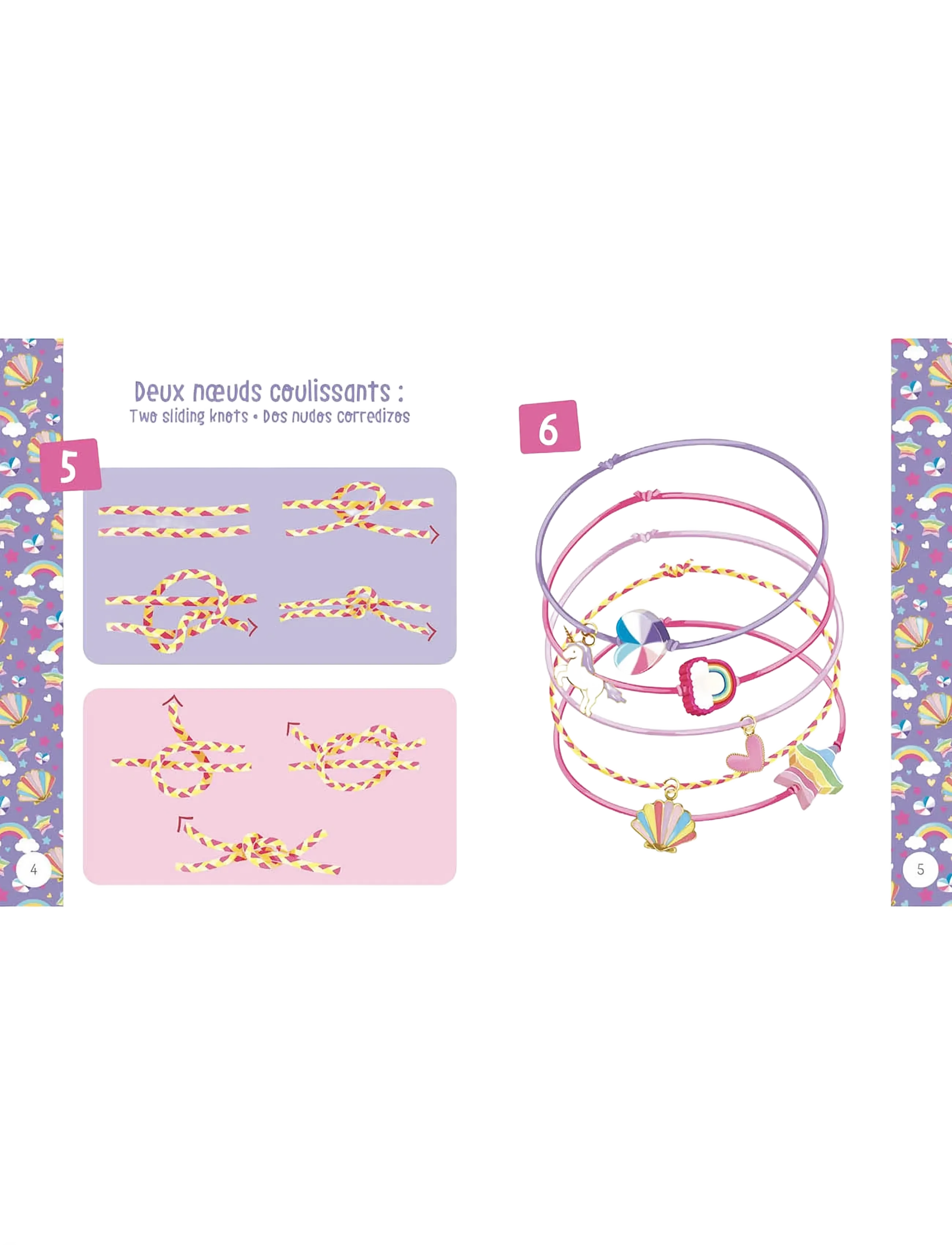 Auzou Jewellery Factory Unicorn Bracelets Neon, One Size, Craft, Mehrfarbig/gemustert - Craft Sets, Kinder
