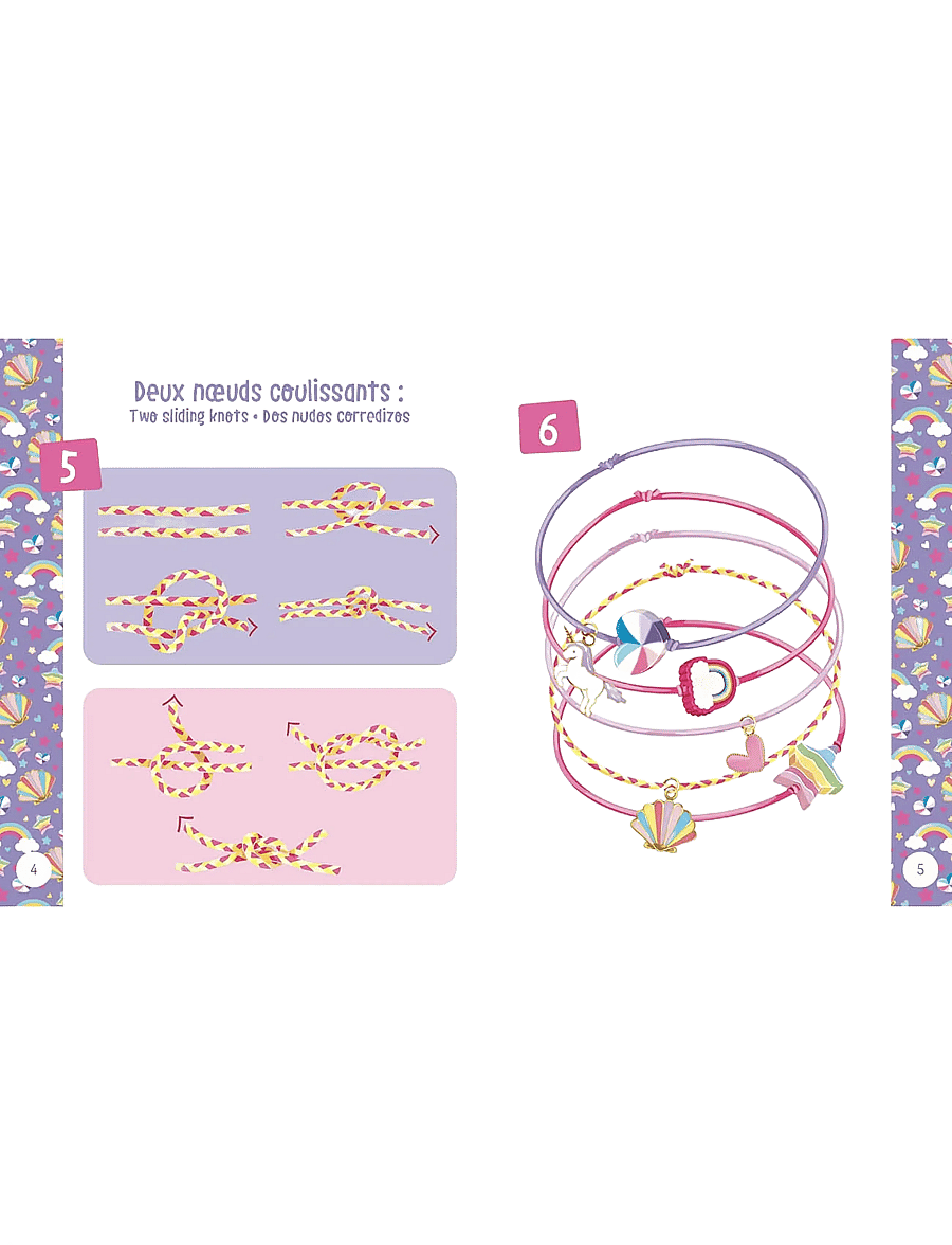 Auzou - Jewellery Factory - Unicorn Bracelets - Neon - bastelset - multi - 0