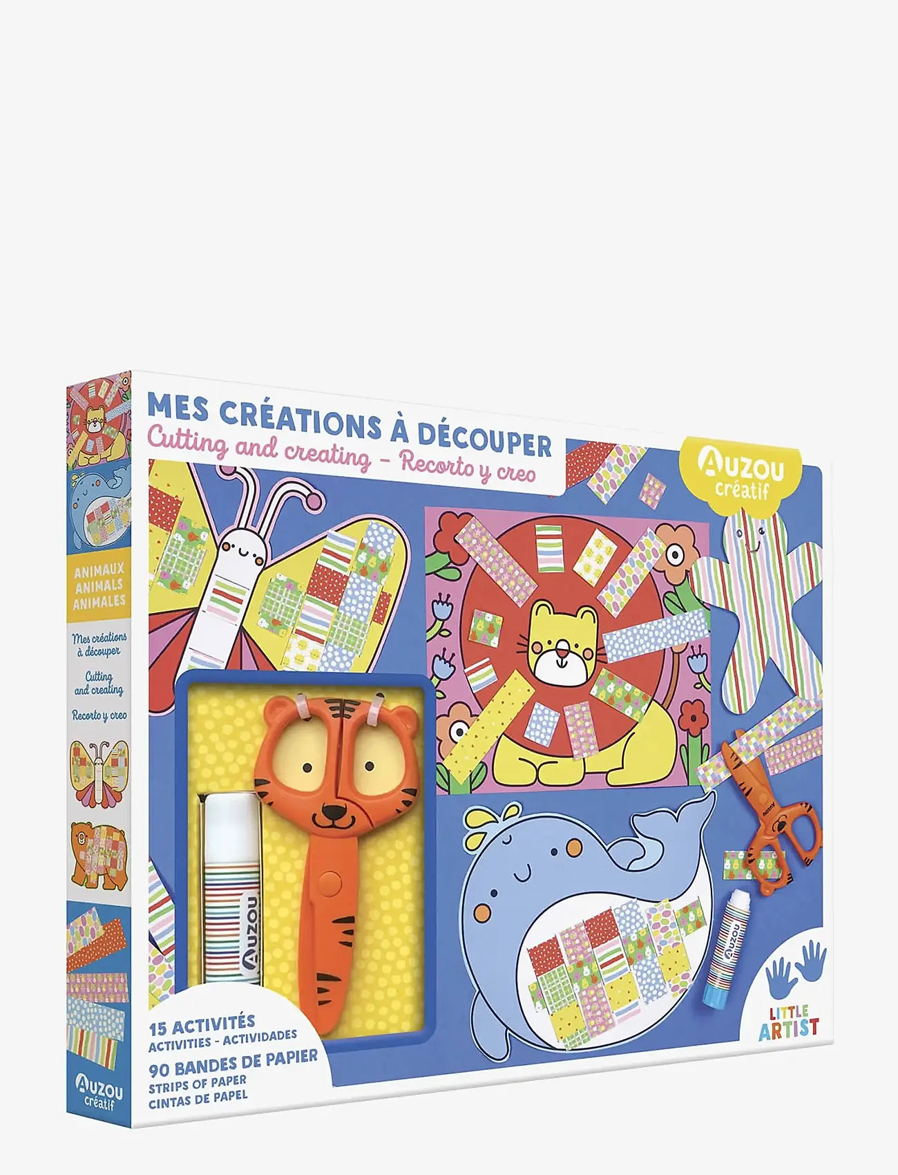 Auzou - Artist Kit - Cutting and Creating - Animals - käsitöökomplekt - multi - 1